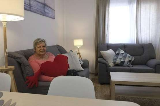 Bárbara Hernández en la casa ya remozada/C7.